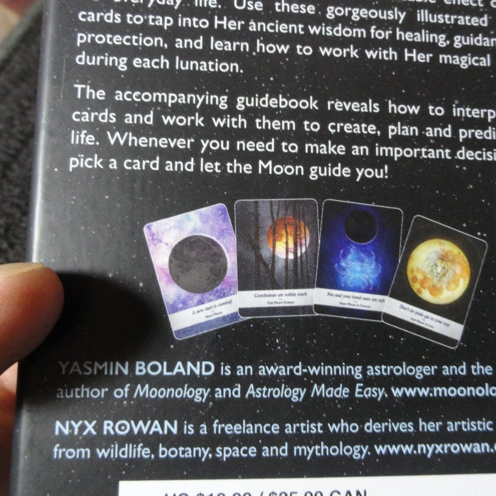 Moonology Oracle 44 Card Deck & Guidebook~NEW~Yasmin Boland~Wiccan~Astro… - Picture 5 of 5